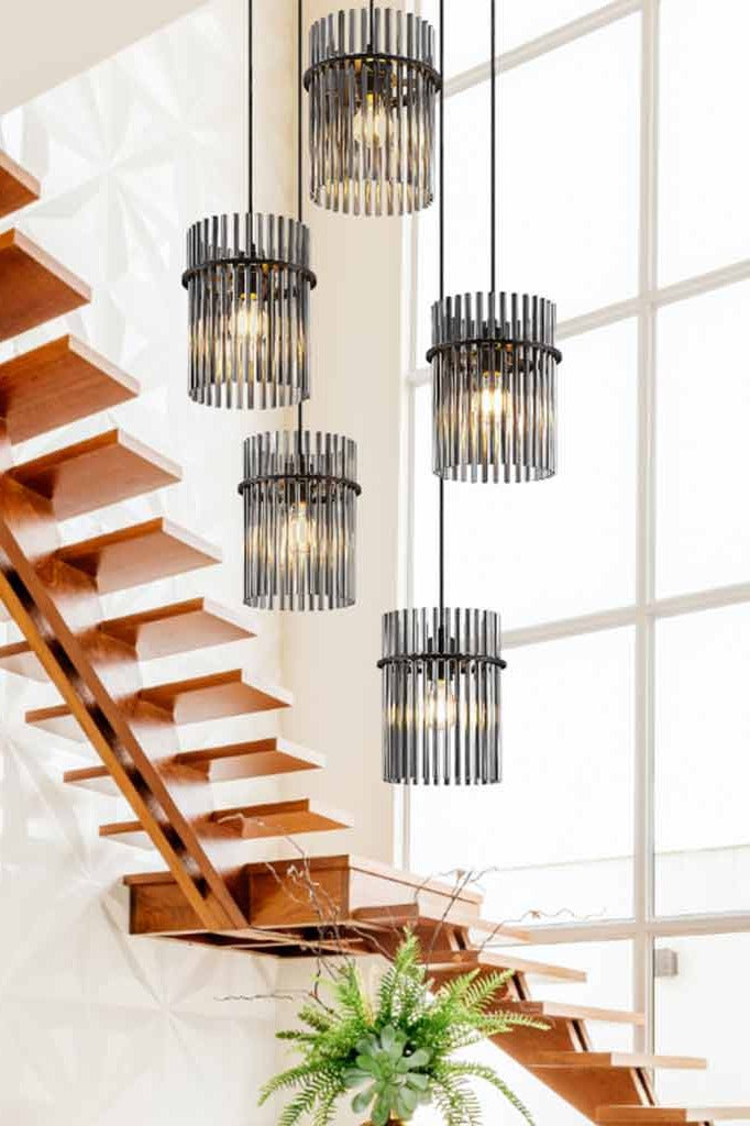Elegant Chrysler Crystal Glass Chandelier - Modern Ceiling Lighting Fixture for Dining Room, Living Room & Bedroom Decor