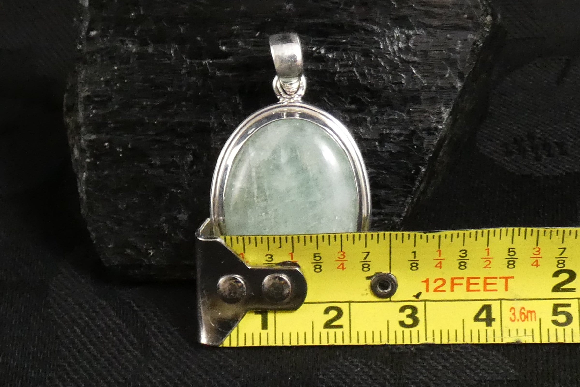 Elegant Aquamarine Sterling Silver Pendant Necklace - Blue Gemstone Jewelry for Women - Perfect for Birthdays, Anniversaries & Special Occasions