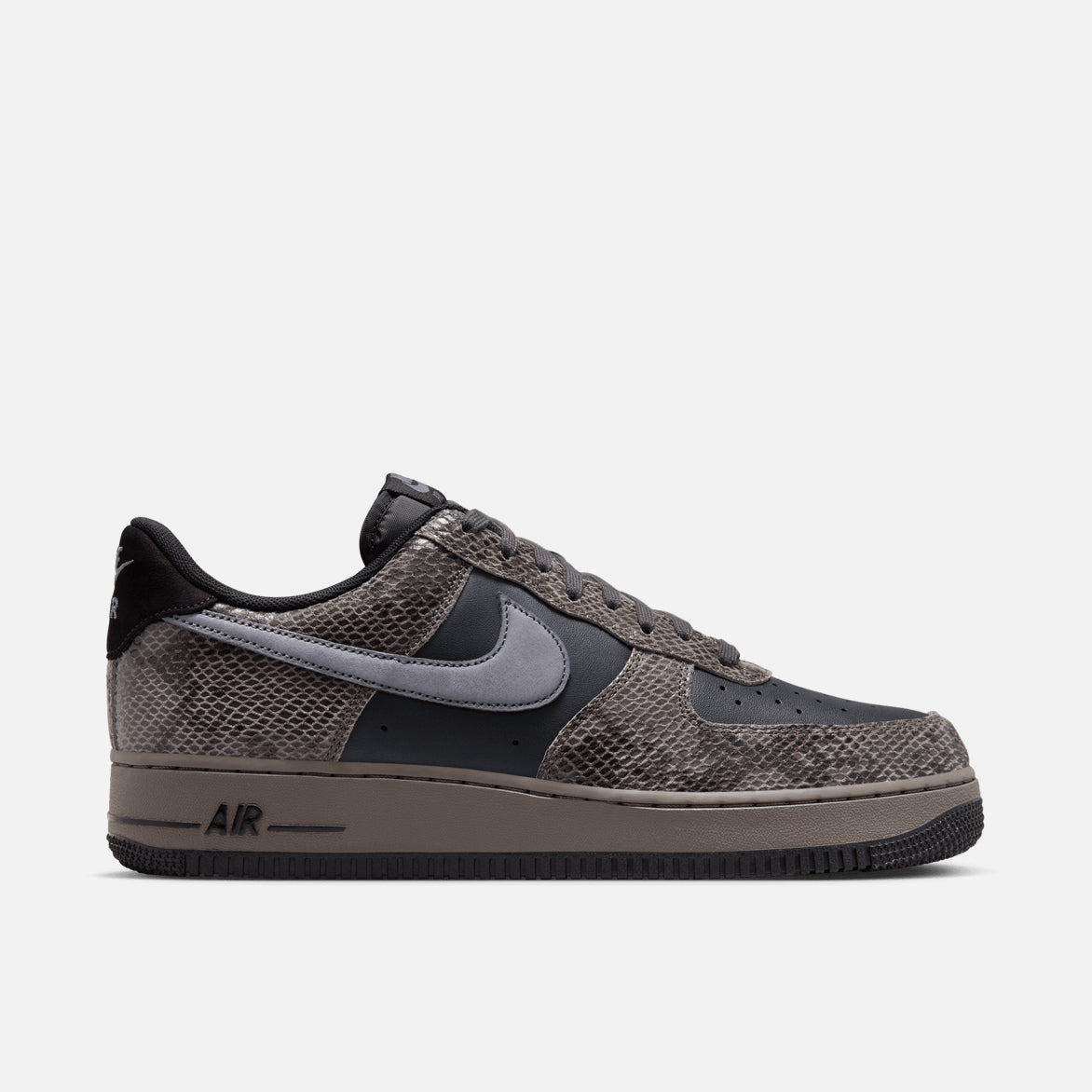 Nike Air Force 1 '07 LV8 Off Noir Snakeskin Sneakers - Premium Basketball Shoes for Men & Women - Perfect for Streetwear, Casual Outfits & Sneaker Collection