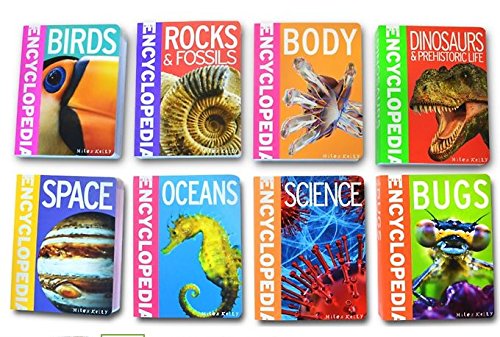 8-Book Mini Encyclopedia Set with Bonus Bookmarks - Perfect for Kids Learning, Homeschooling & Gifts | Educational Book Collection for Children