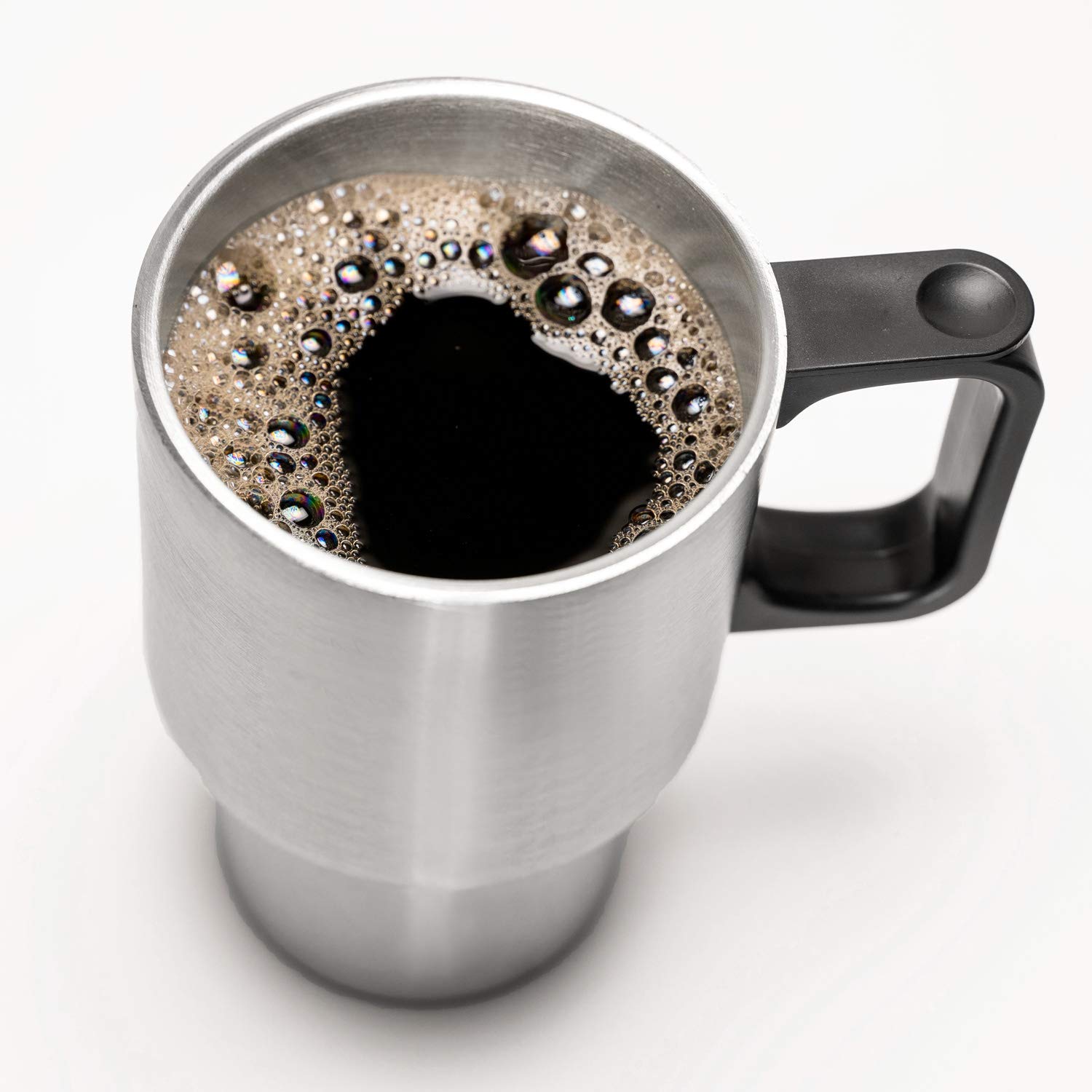 46th President Joe Biden 14 oz. Insulated Travel Mug - Stainless Steel Tumbler with Pewter Enamel Blue Inlay for Coffee & Hot/Cold Beverages - Perfect for Commuting, Office Use & Political Enthusiasts