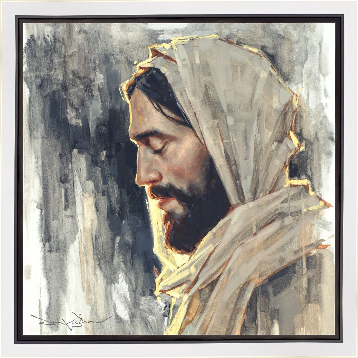 Not My Will But Thine Gallery Wrap Canvas - Inspirational Christian Wall Art for Home & Office Decor - Perfect for Living Rooms, Bedrooms, and Church Spaces