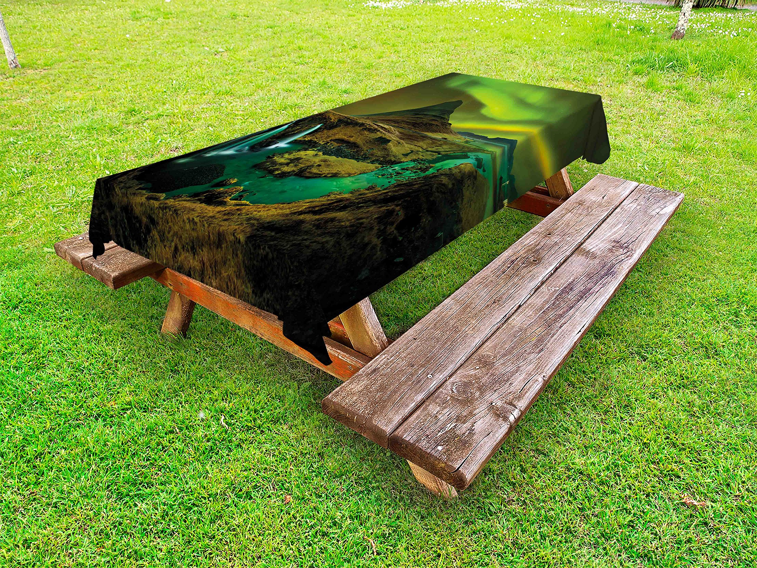Ambesonne Waterproof Outdoor Tablecloth - 58