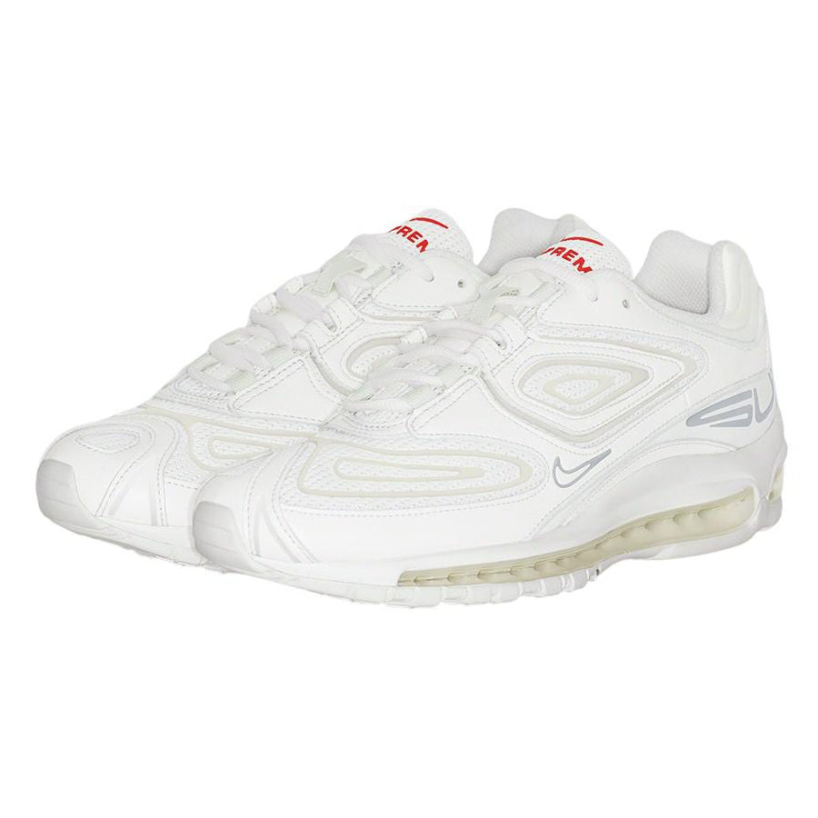SUPREME 22FW X NIKE AIR MAX 98 TL White Sneakers (DR1033-100) - Men's Fashion Streetwear Shoes for Casual Wear & Urban Style