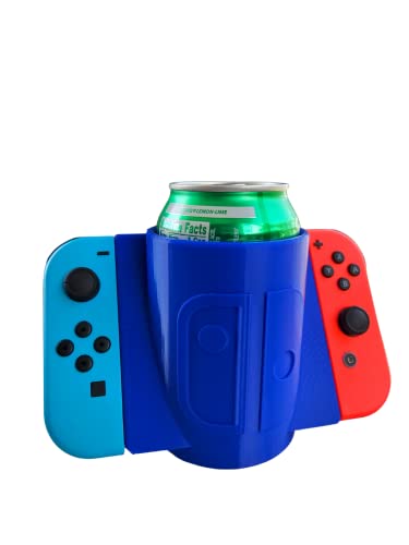 Nintendo Switch Joy-Con Drink Holder - Blue Accessory for Hands-Free Gaming | Perfect for Parties, Movie Nights & Multiplayer Sessions
