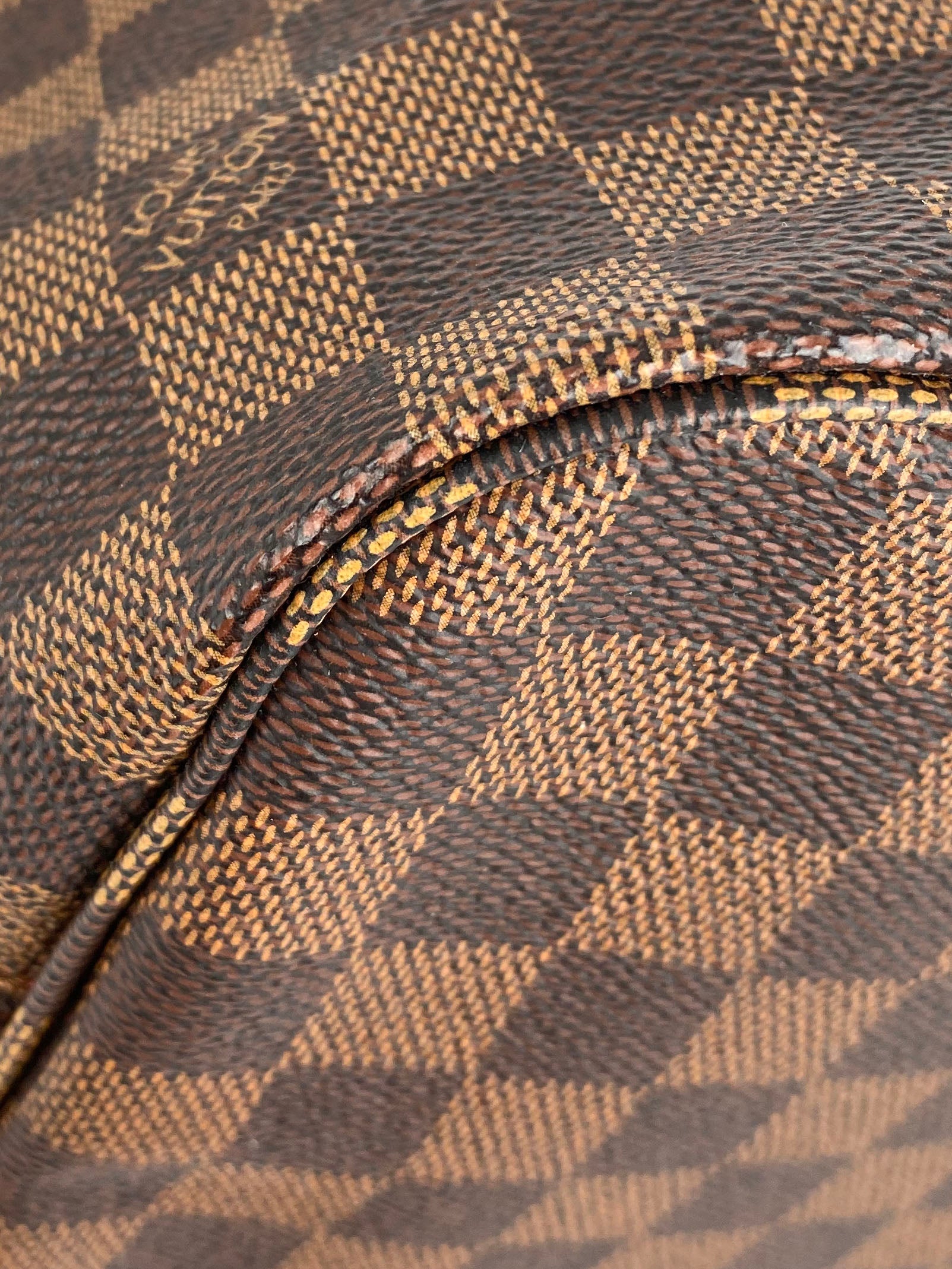 Authentic Louis Vuitton Damier Ebene Neverfull MM Tote Bag - Luxury Designer Handbag for Women, Perfect for Work, Travel & Everyday Use
