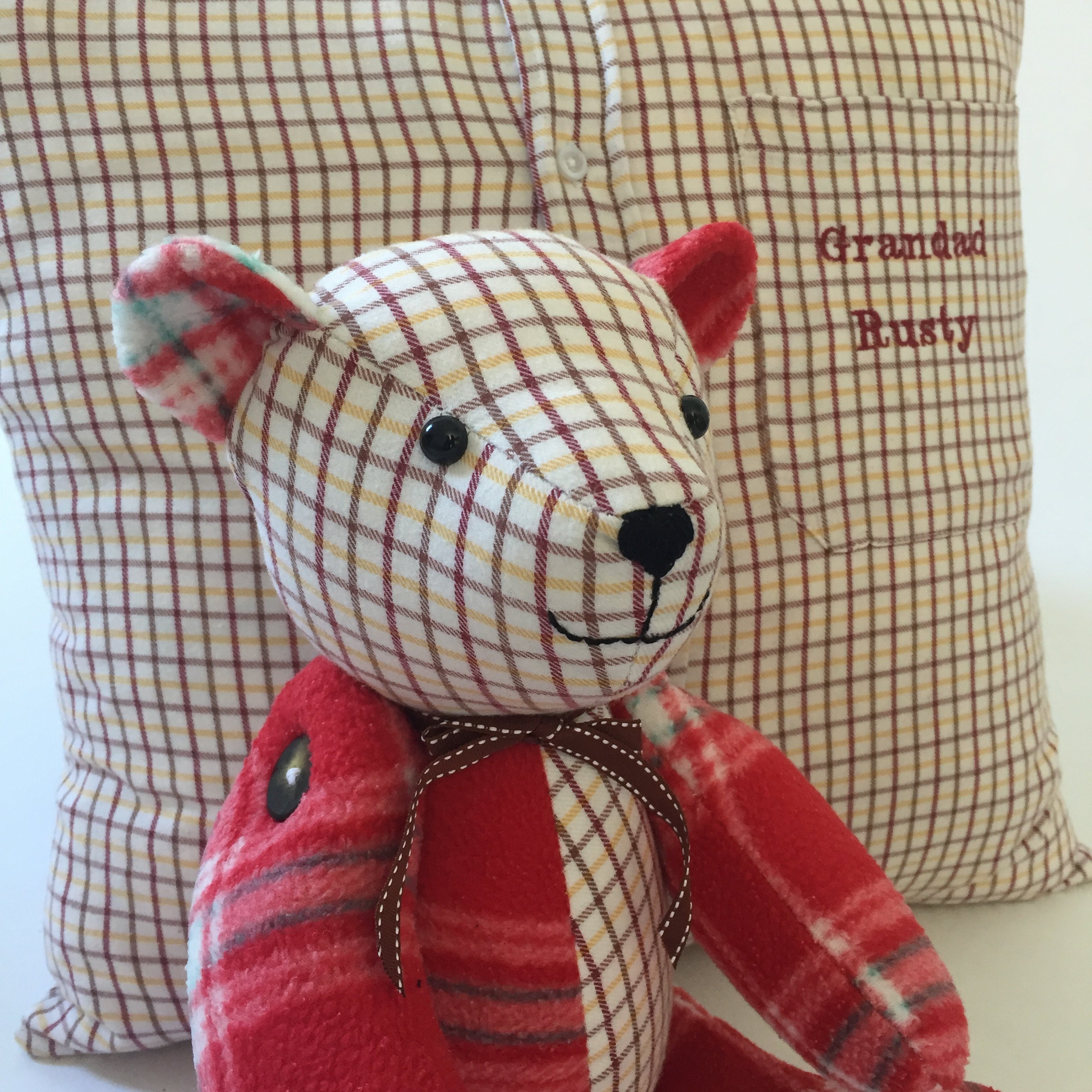 Personalized Memorial Memory Bear - Custom Keepsake Stuffed Animal for Grieving & Healing | Sympathy Gift for Loss of Loved One, Baby, Pet | Comforting Plush Teddy for Remembrance & Emotional Support
