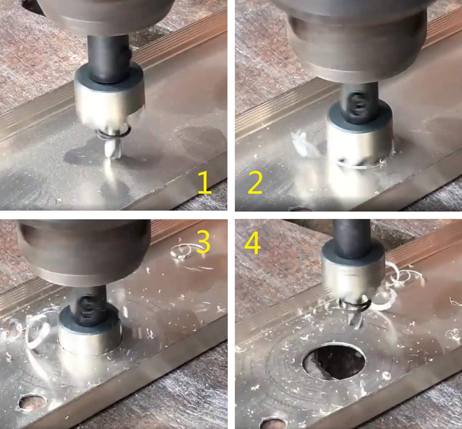 7/9 Inch HSS Drill Bit Hole Saw for Metal - High Speed Steel Hole Cutter for Stainless Steel, Aluminum & Wood - Perfect for DIY Projects, Metalworking & Woodworking
