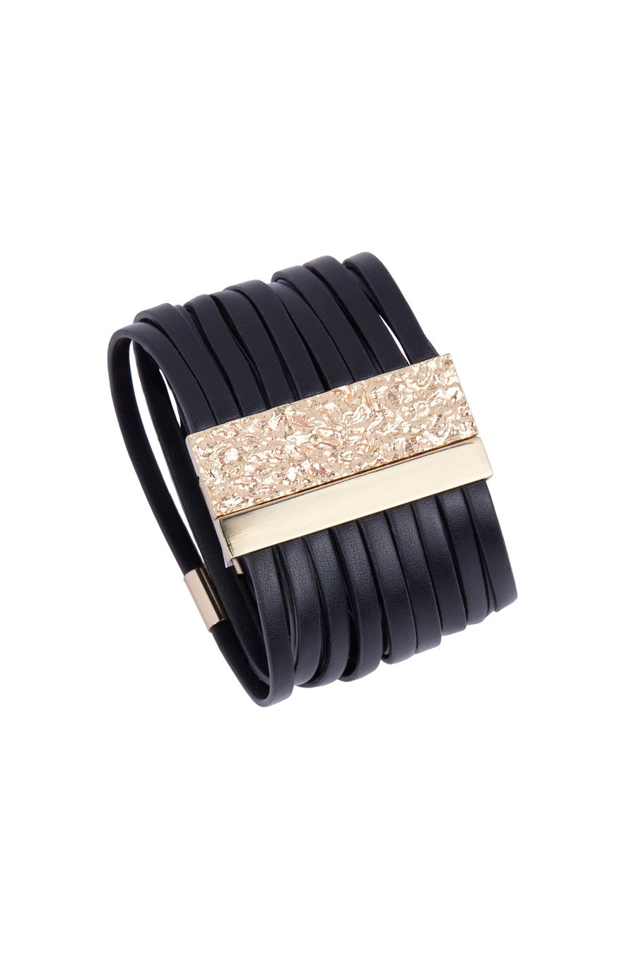 Eco-Friendly Multi Strand Vegan Leather Bracelet for Women - Stylish Boho Accessory for Everyday Wear & Casual Outfits