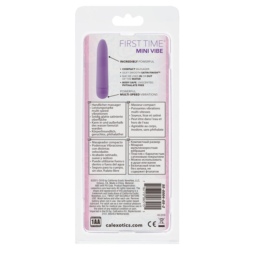 Mini Vibrator for Women - First Time Personal Massager - Discreet & Quiet for Solo Play, Couples Use, and Travel