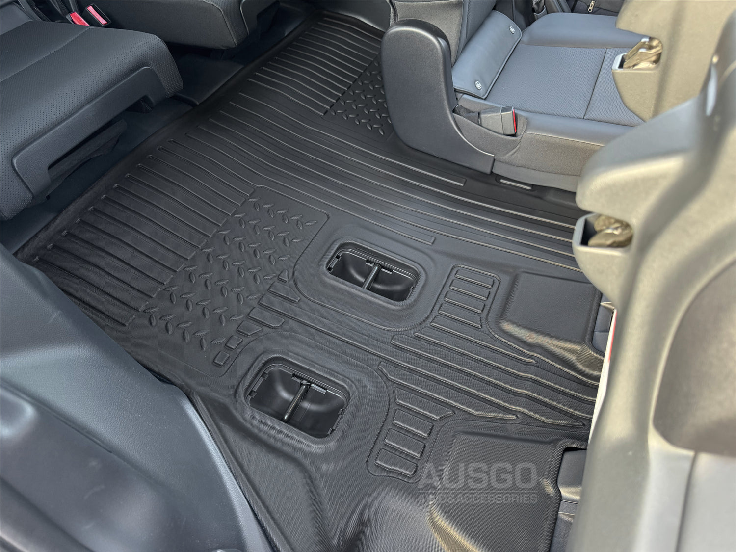 Premium All-Weather Floor Mats for 2024+ Lexus GX550 7-Seater SUV - Heavy Duty Custom Fit Car Mats for Third Row Seating - Waterproof & Durable Protection for Off-Road, Family, and Adventure Use