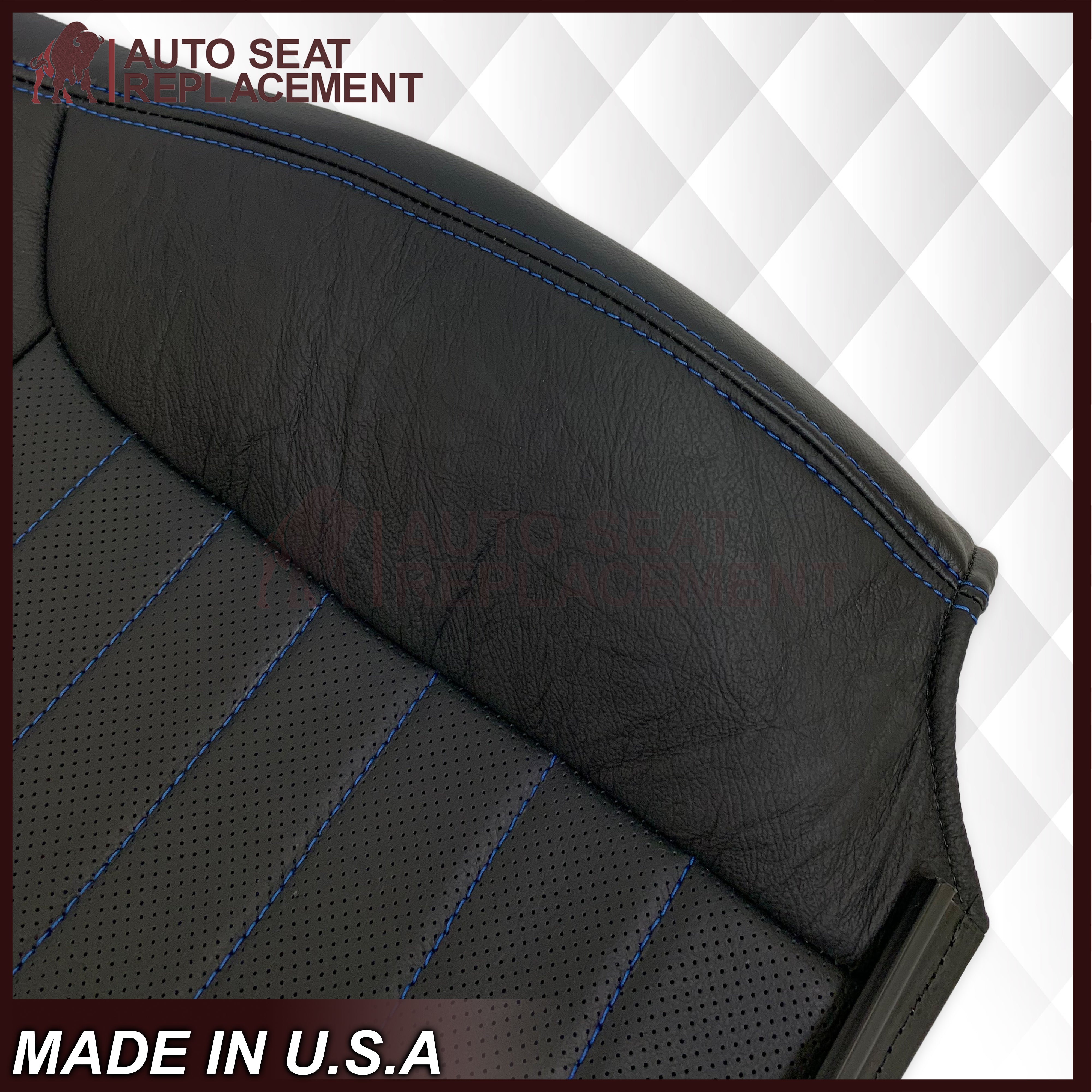 Custom Seat Covers for 1999-2004 Ford Mustang GT Convertible - Choose Colors & Add Logo - Perfect for Car Enthusiasts & Gift Ideas