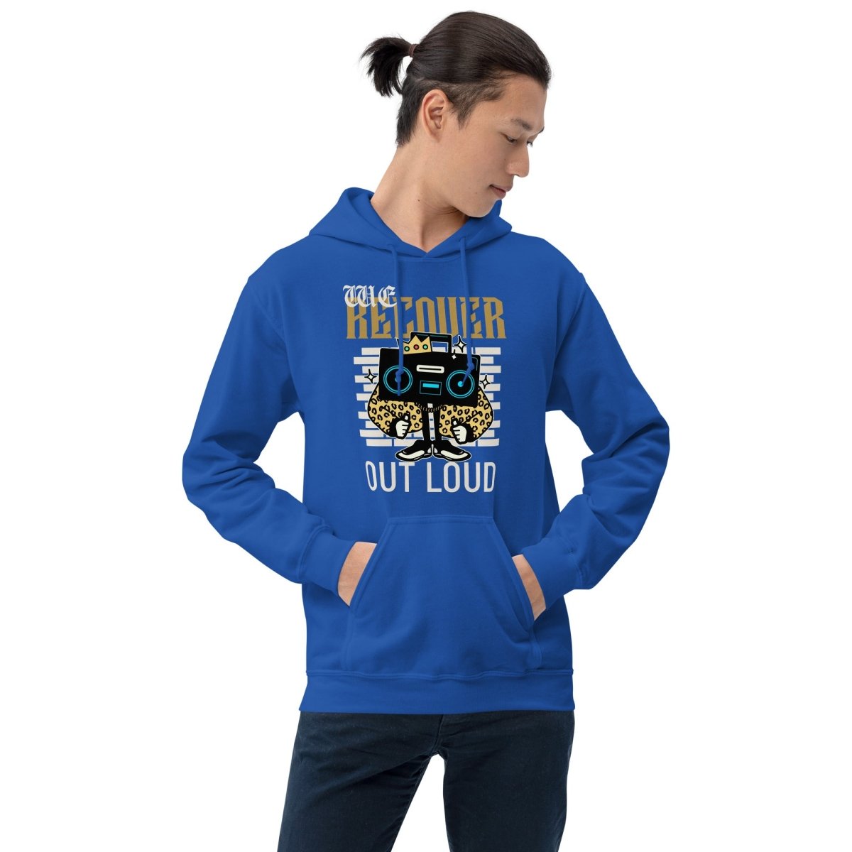 Recover Out Loud Unisex Hoodie - Comfortable & Stylish Pullover for Men & Women - Perfect for Gym, Running, and Casual Wear