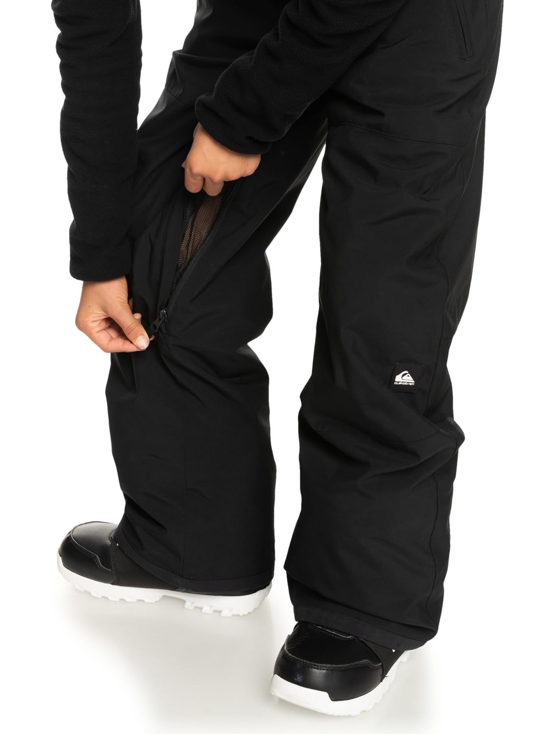 Quiksilver Mash Up Boys' Technical Snow Bib Pants - Waterproof Winter Snowboard Pants for Kids Ages 8-16 - Ideal for Skiing, Snowboarding & Cold Weather Outdoor Activities