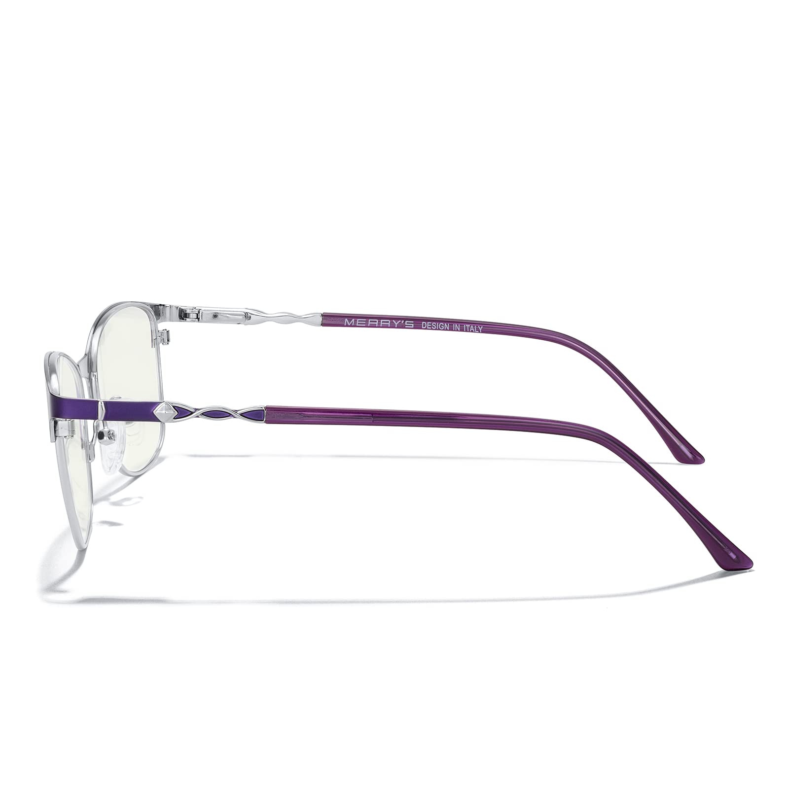 Blue Light Blocking Glasses for Women - MERRY'S Anti Eyestrain Computer Glasses | Reading & Screen Use | Office, Gaming & Nighttime Reading Protection