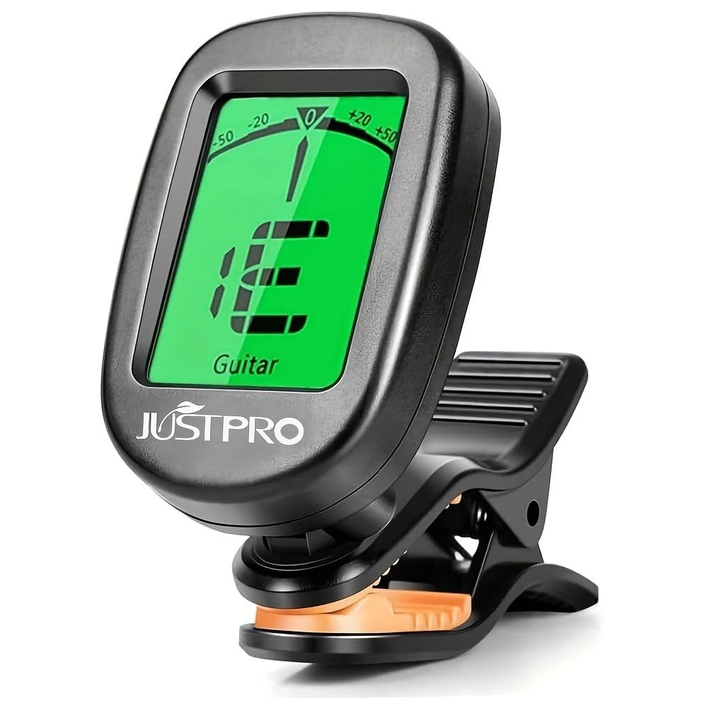 Professional Clip-On Chromatic Guitar Tuner for Acoustic & Electric Guitars, Ukulele, Violin, Bass, Banjo - Accurate Tuning for Stage, Studio & Practice Sessions