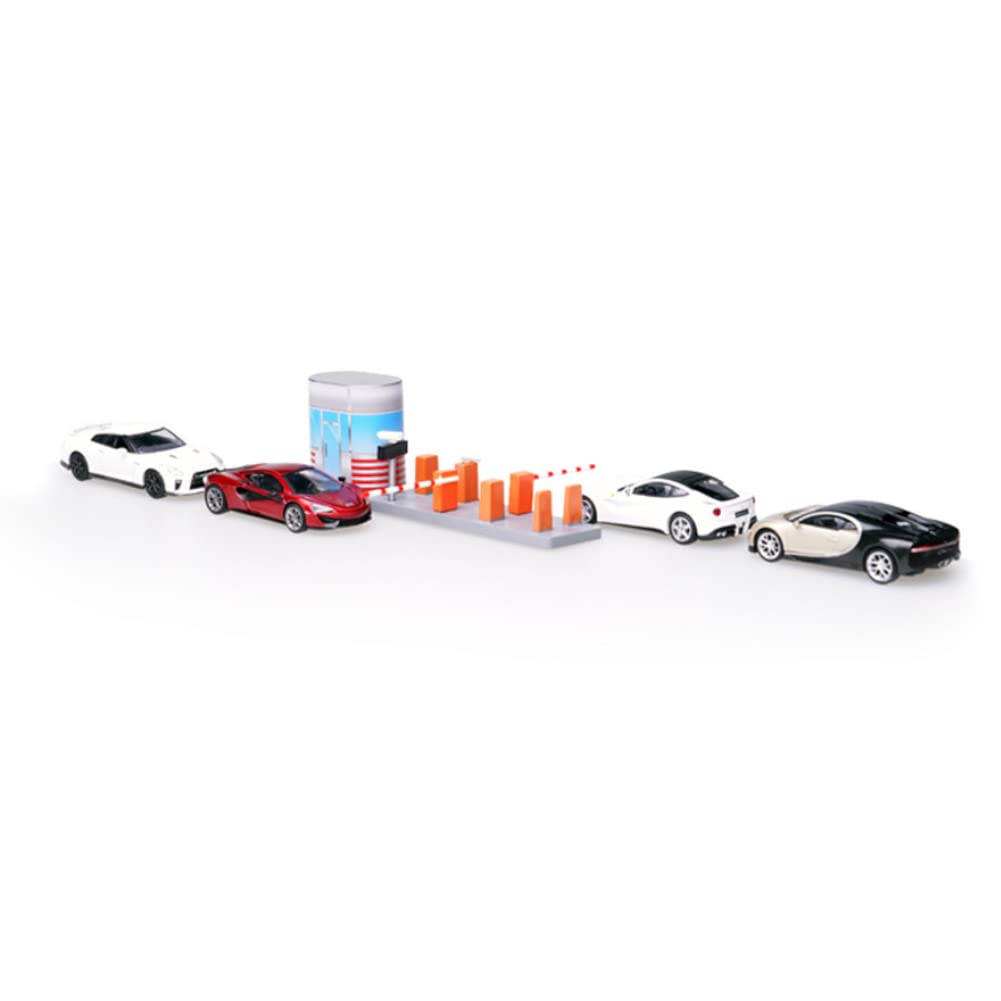 1:64 Scale Die-Cast Model Cars - ABS Plastic Toy Vehicles for Kids, Collectors & Gifts - Perfect for Playtime, Display & Parking Lot Scenes
