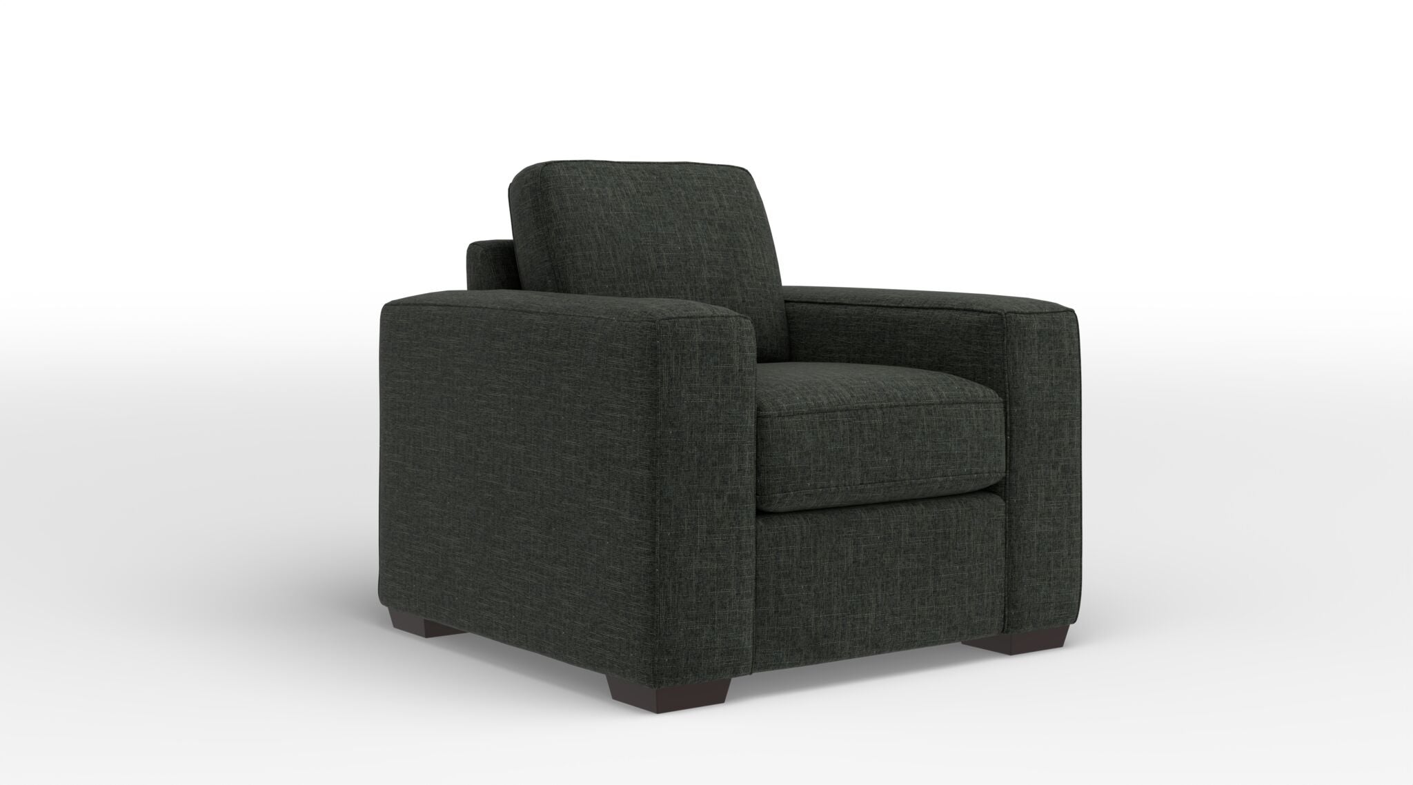 Celeste Chair in Bondi Dark Grey - Modern Accent Chair for Living Room, Bedroom, or Office - Comfortable & Stylish Seating Solution