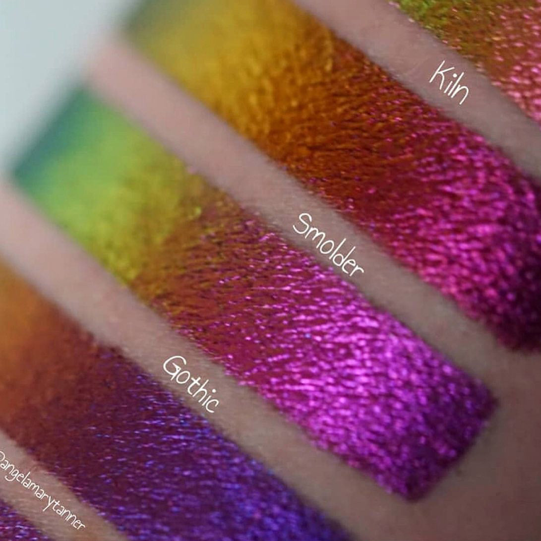 Kiln | Multichrome Jewelled Eyeshadow Palette - Long Lasting, Highly Pigmented - Perfect for Party, Night Out & Special Occasion Makeup