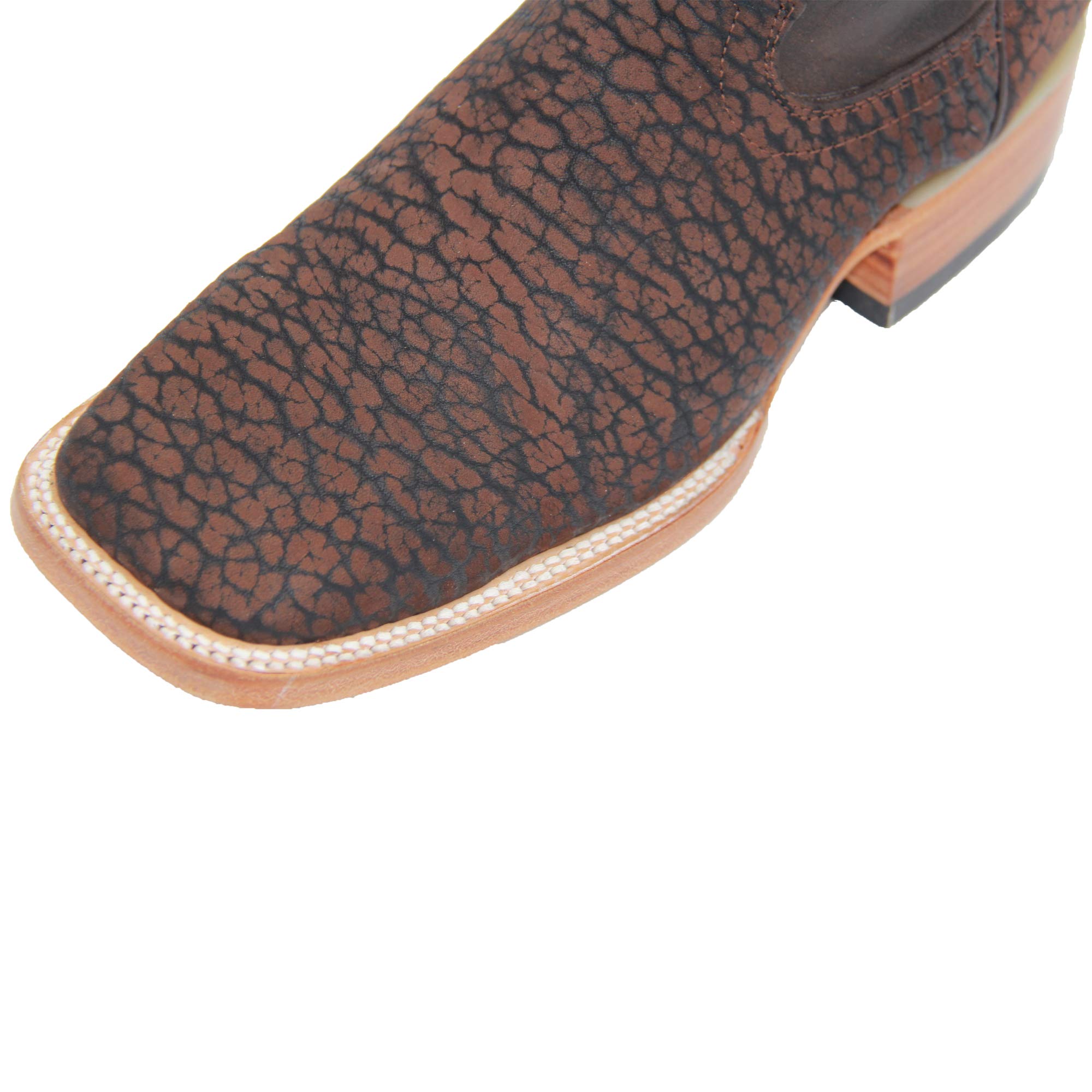 **Men's Genuine Leather Square Toe Cowboy Western Boots – Durable & Stylish for Rodeo, Country Dancing & Casual Wear**