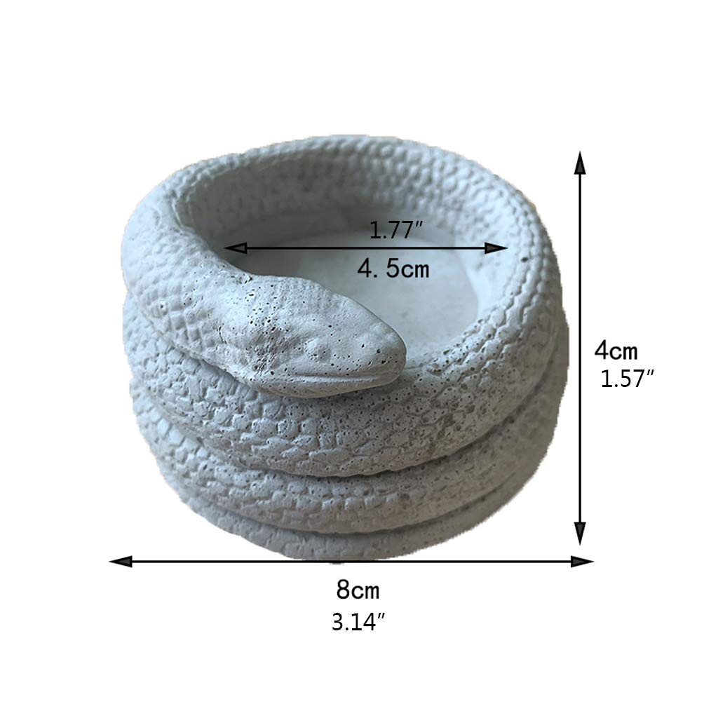 DIY Epoxy Resin Snake-Shaped Silicone Candle Holder Mold - Concrete & Resin Candle Making Kit for Home Decor, Wedding Centerpieces & Craft Projects