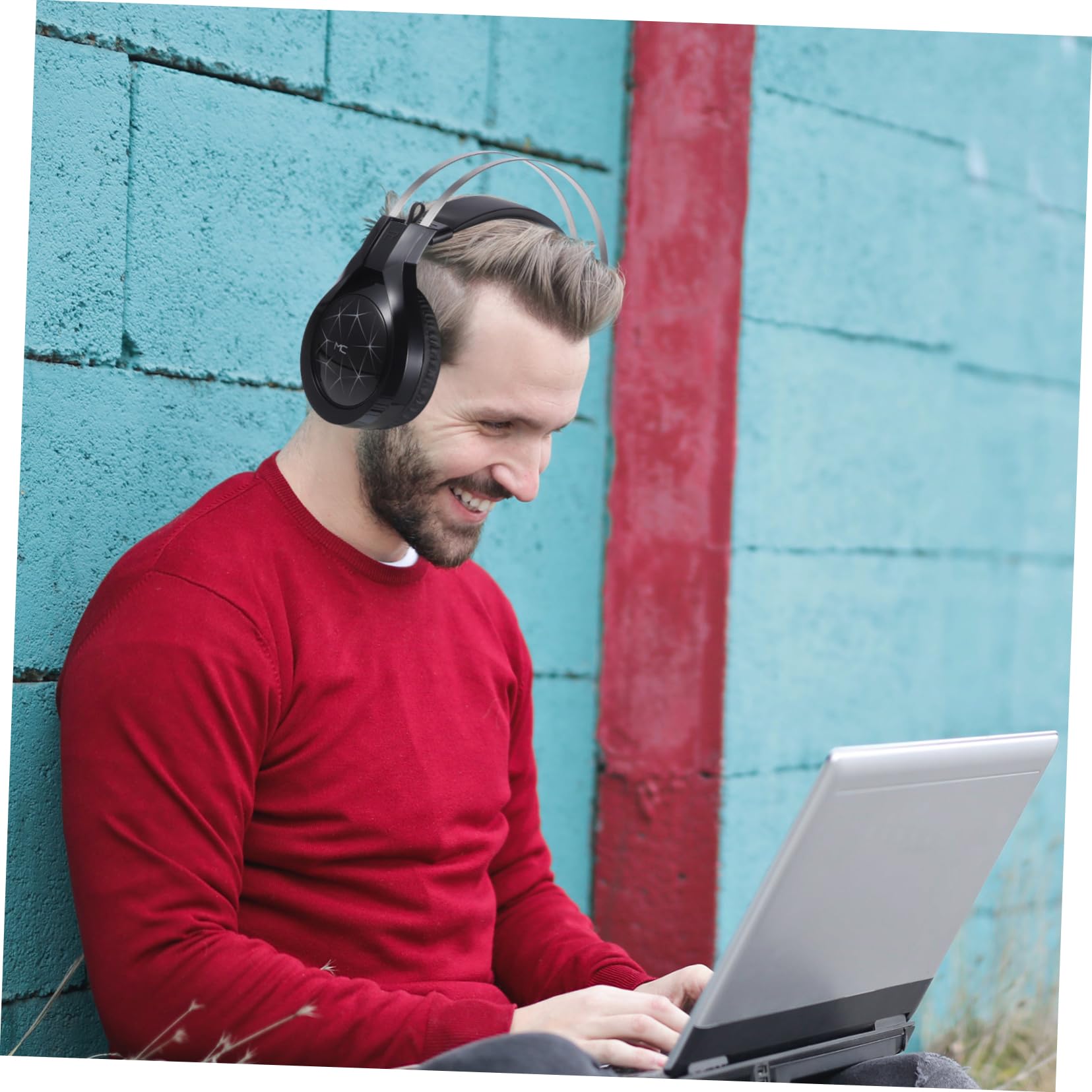 Hemobllo Gaming Headset with Microphone - Lightweight Over-Ear Headphones, Noise Cancelling & Breathable Cushions for PC, PS4, Xbox - Perfect for Long Gaming Sessions & Online Meetings
