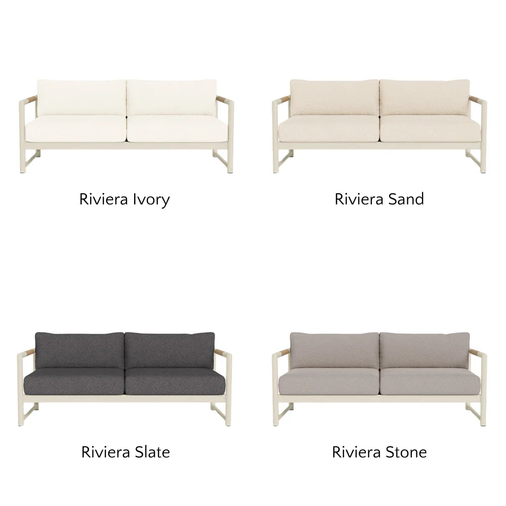 Breeze XL Outdoor 2-Seat Sofa Set - Waterproof Patio Furniture for Garden, Backyard, Poolside & Balcony Relaxation