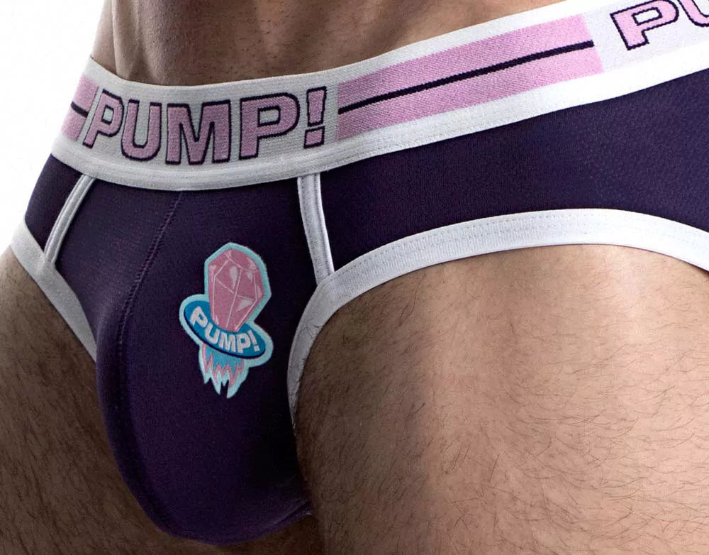 PUMP! Space Candy Brief Purple - Comfortable & Stylish Women's Underwear for Everyday Wear & Sleep