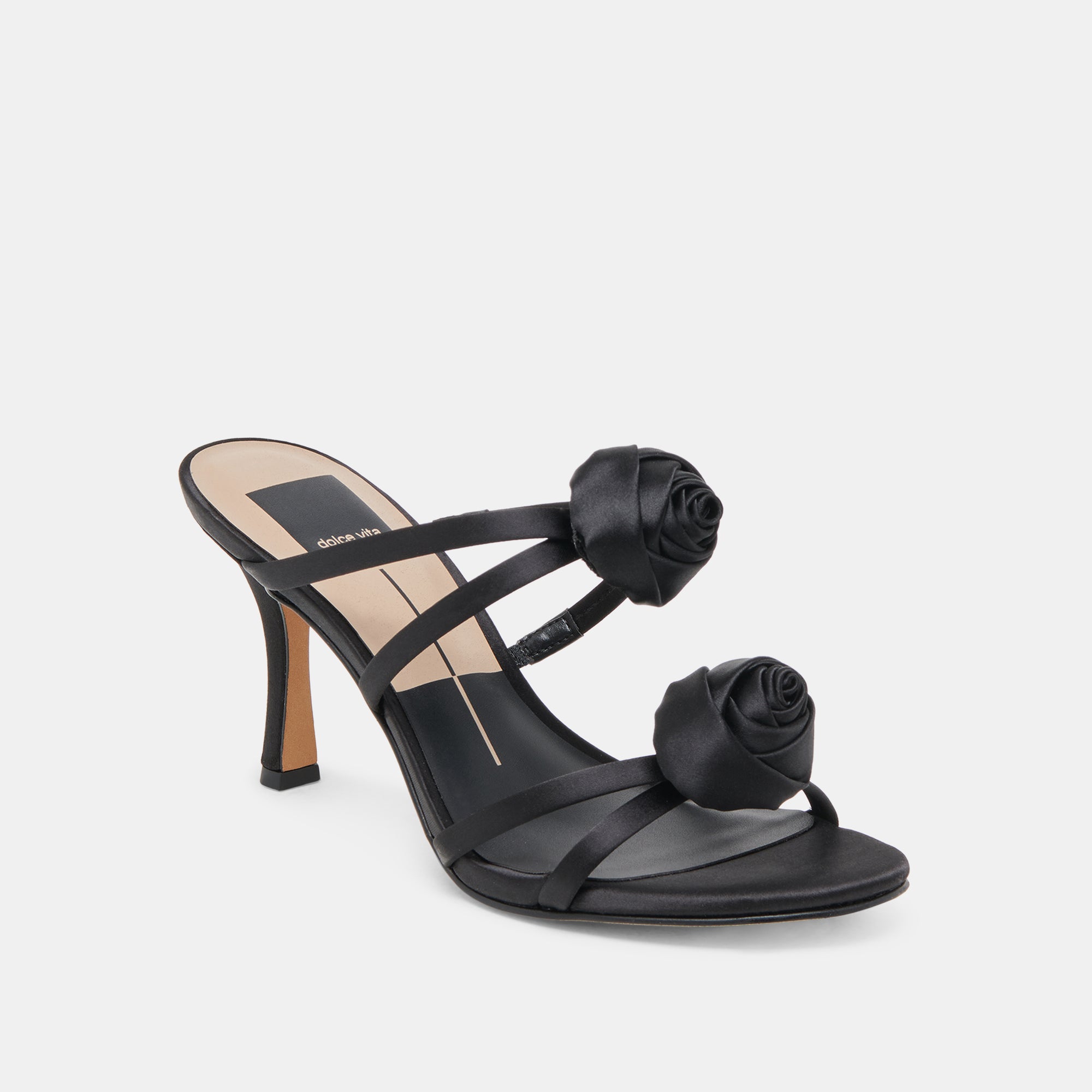 LINZY Women's Onyx Satin High Heels - Elegant Pointed Toe Pumps for Party, Wedding & Evening Events - Comfortable Dress Shoes for Women
