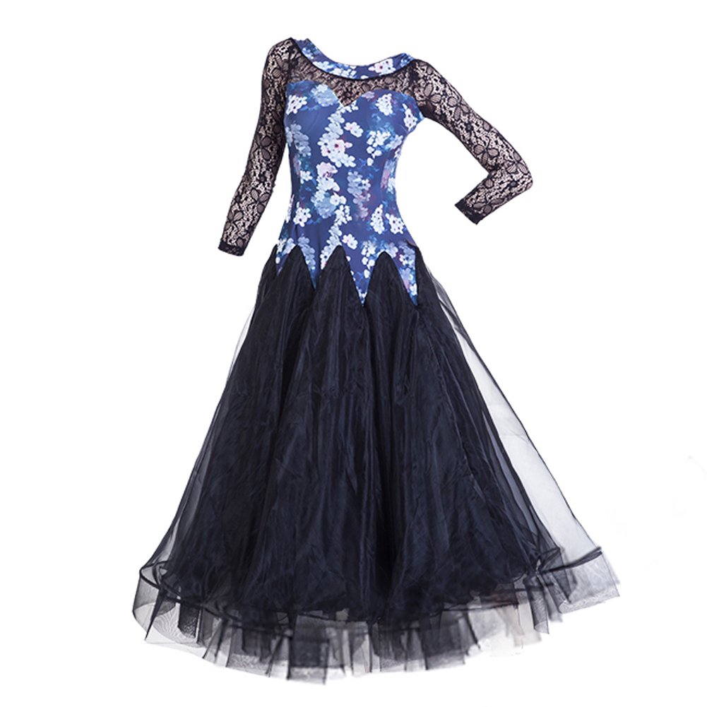 Elegant Women's Ballroom Dance Dresses for Competition & Performance - Modern Waltz, Foxtrot Standard Dancewear | Perfect for Professional Dance Events & Social Dancing