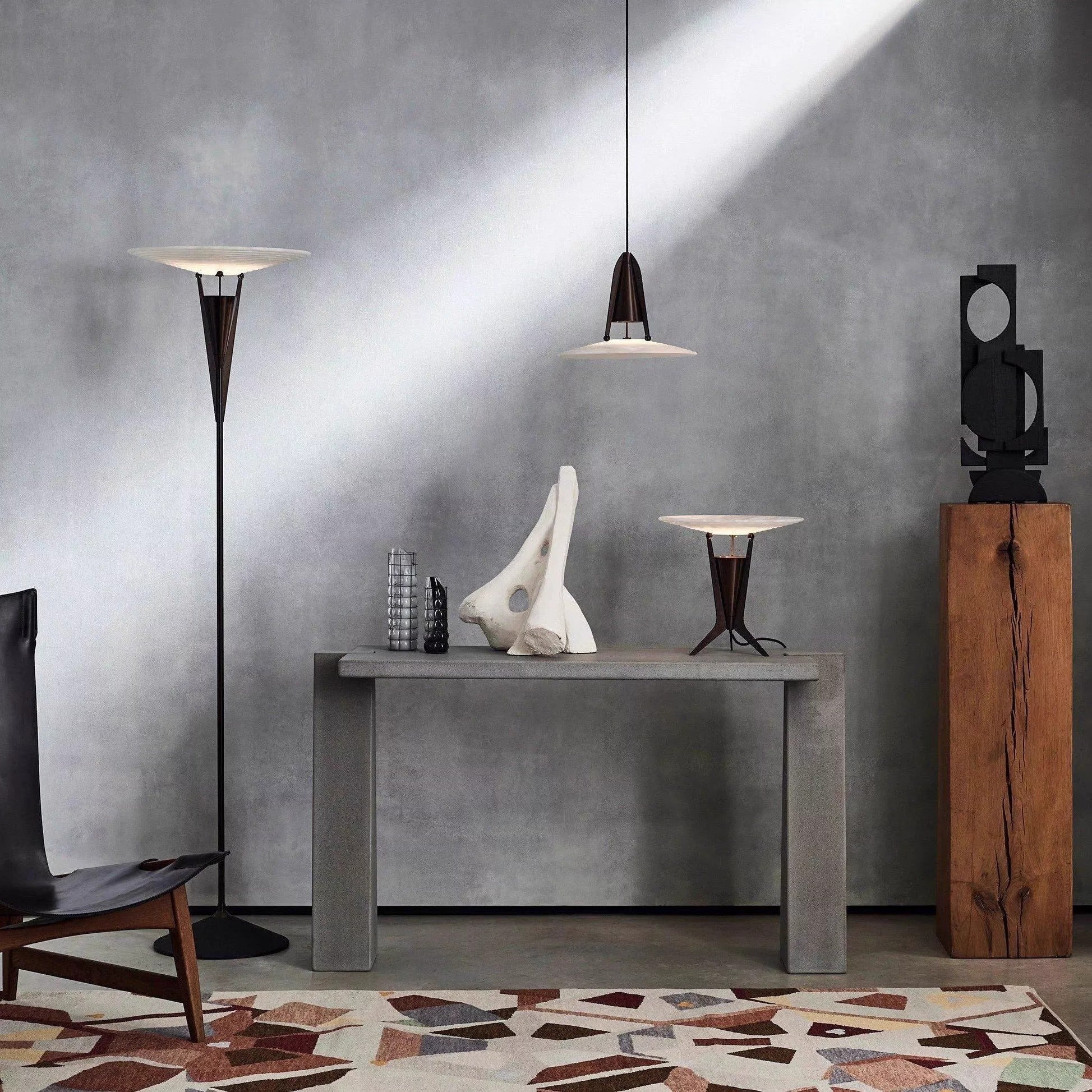 Aragon Modern Table Lamp - Stylish LED Bedside Lamp for Bedroom, Living Room & Office - Adjustable Brightness & Warm White Light - Perfect for Reading, Relaxing & Decor