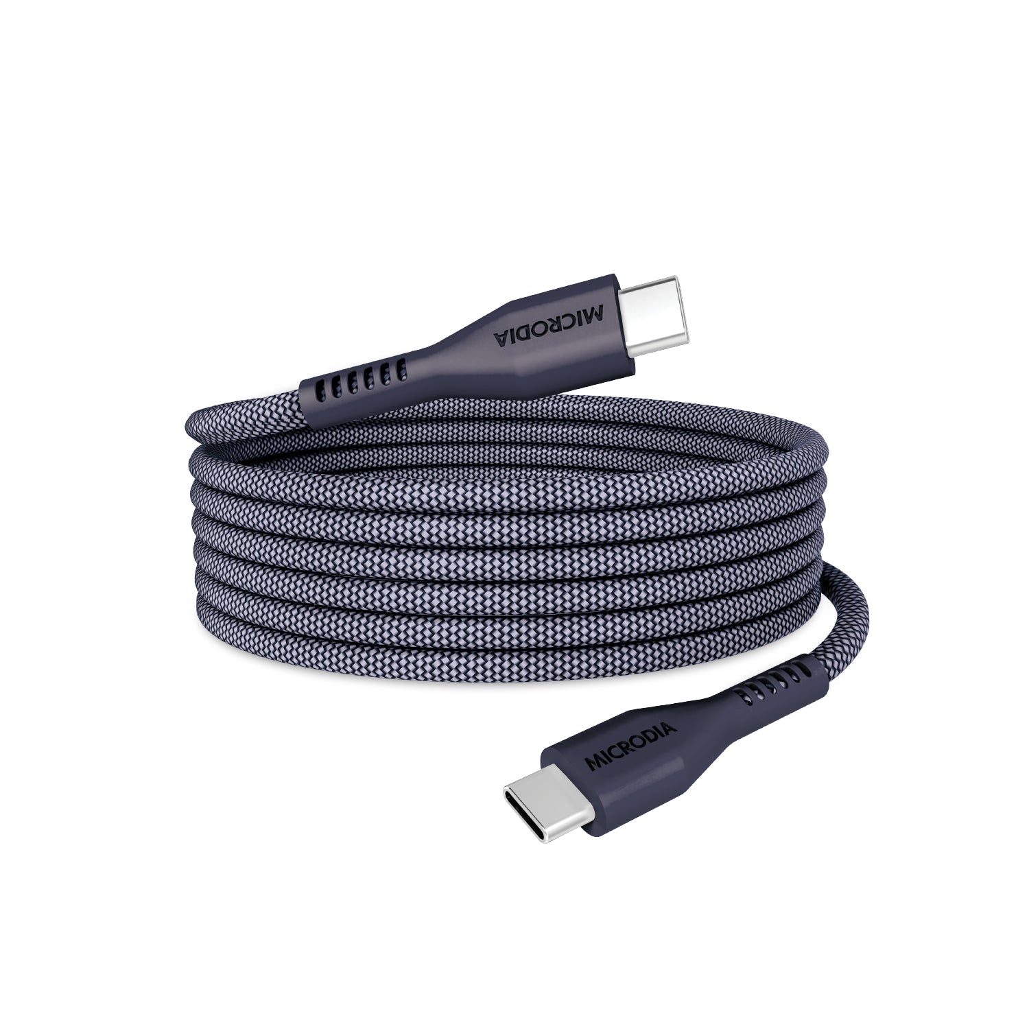 MICRODIA Znaptic™ Magnetic PD60W USB C to USB C Fast Charging Cable - Ultra High Speed Data Sync & Power Delivery for iPhone 15, MacBook, iPad Pro - Perfect for Home, Office & Travel Charging