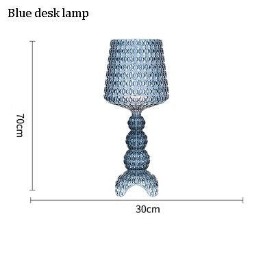 Scandinavian Kabuki Lamp - Modern Nordic Style Table Lamp for Living Room, Bedroom & Office Decor