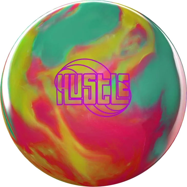 Roto Grip Hustle Glow Bowling Ball - High Performance Reactive Resin Coverstock for Hook & Control | Perfect for League Play & Tournament Competition