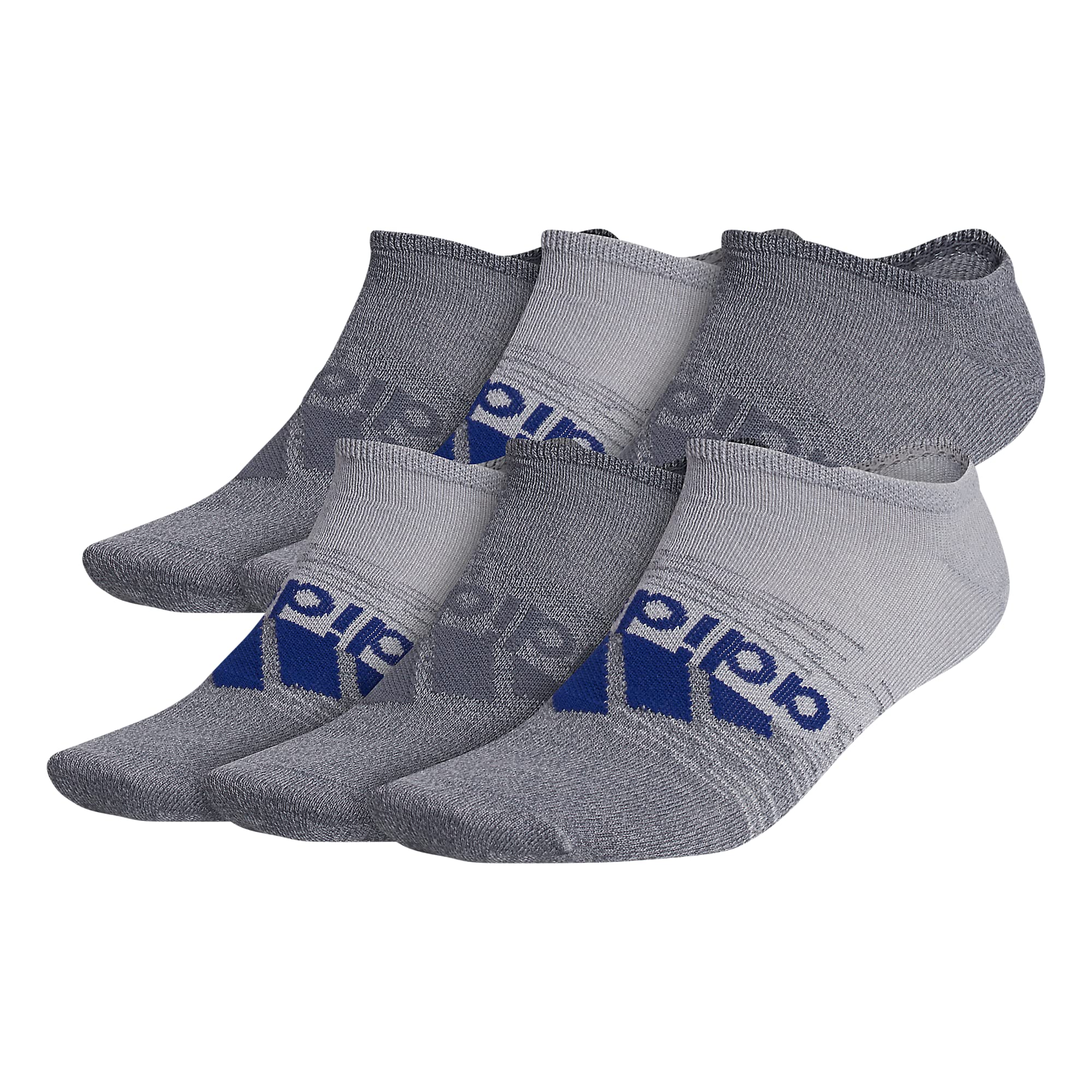 adidas Men's Superlite No Show Socks 6-Pack - Breathable Athletic Socks for Running, Gym & Casual Wear - Lightweight Comfort for Everyday Use