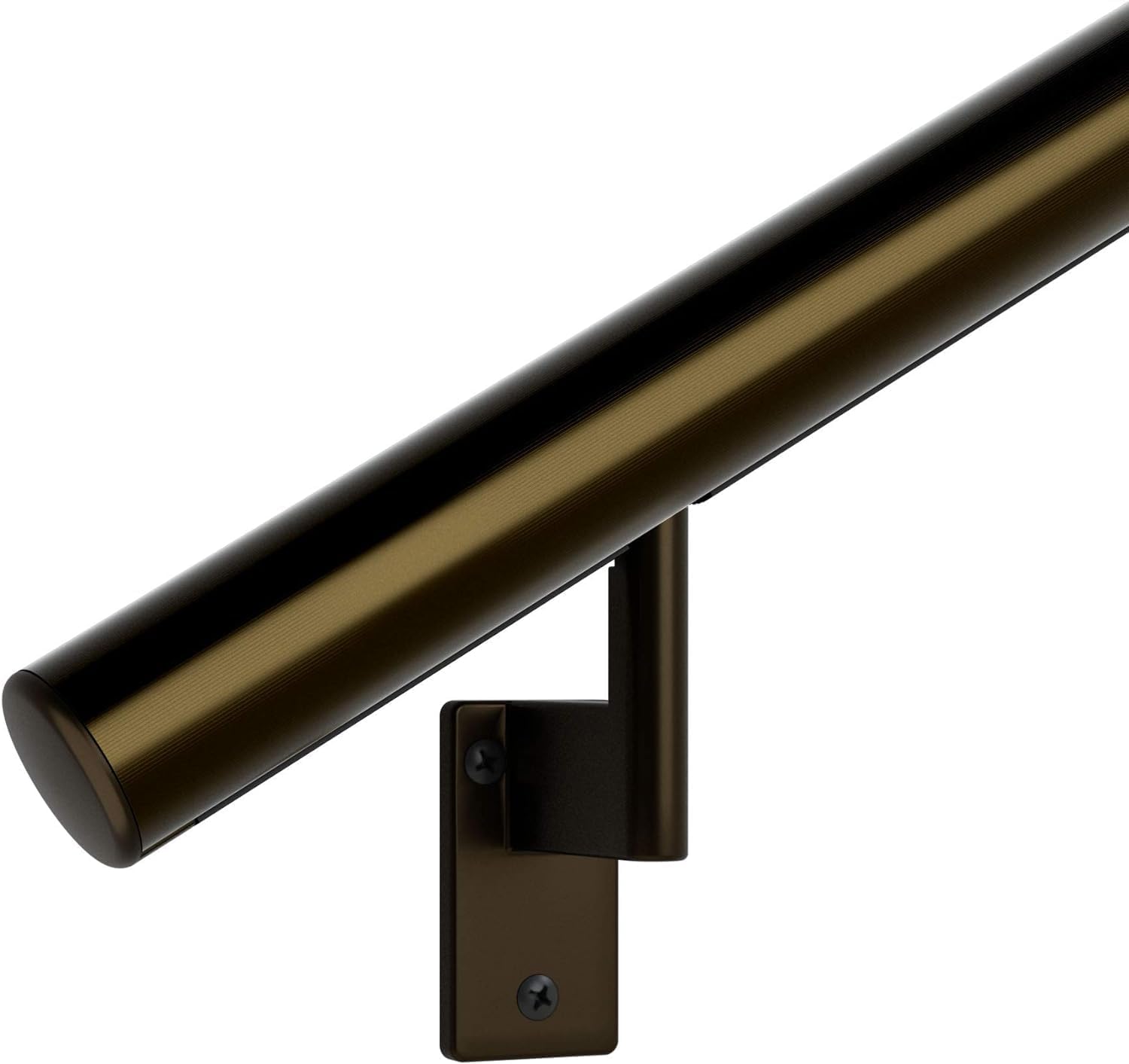 Promenaid 5ft Flush Mount Handrail Kit - Architectural Bronze Finish - 1.6