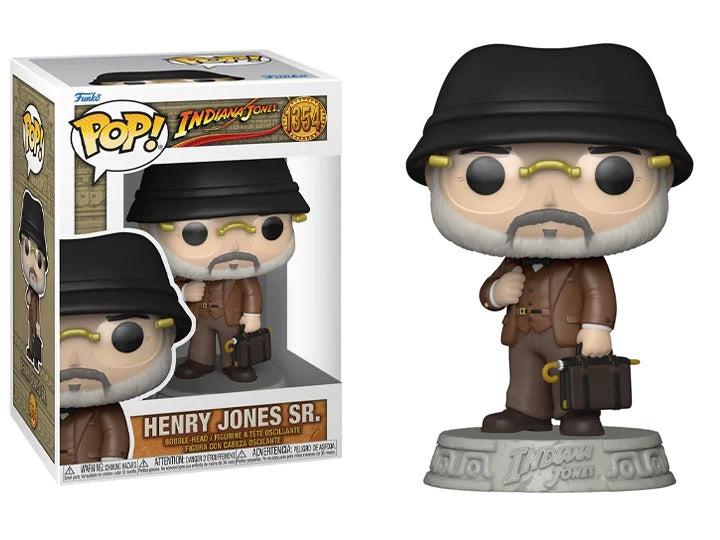 Funko Pop Movies Indiana Jones Action Figure Collectible - Indiana Jones Adventure Series for Fans & Collectors | Perfect for Display, Gifts, and Movie Memorabilia Collections