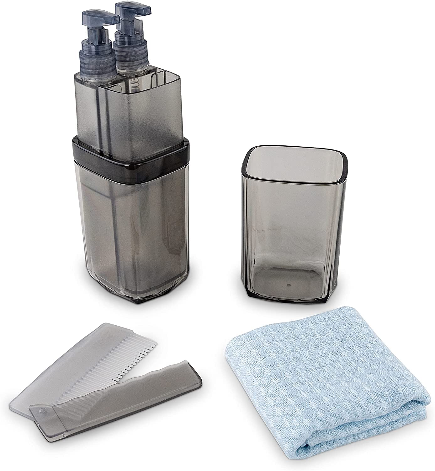 Waterproof Travel Toothbrush Holder with Toothpaste Dispenser - Portable Toothbrush Case for Camping, Gym, Bathroom & Travel Toiletry Organizer | Compact Hygiene Storage Container by CRIMSON | Ideal for Backpacking, Business Trips, Daily Use & On-the-Go Oral Care