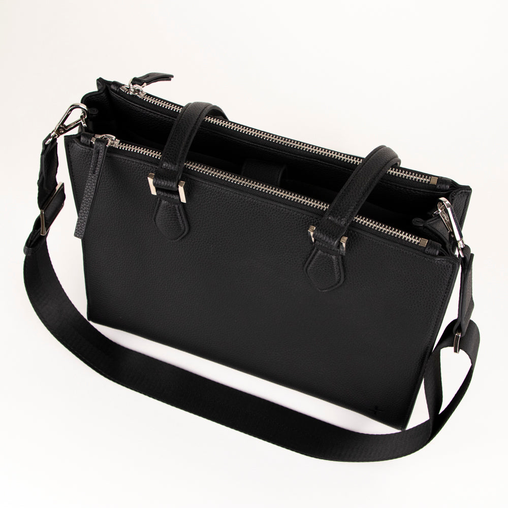 Premium RFID Blocking Leather Tote Bag for Women - Anti-Theft Travel & Work Purse - Stylish Crossbody & Shoulder Bag for Commuting, Shopping & Office Use