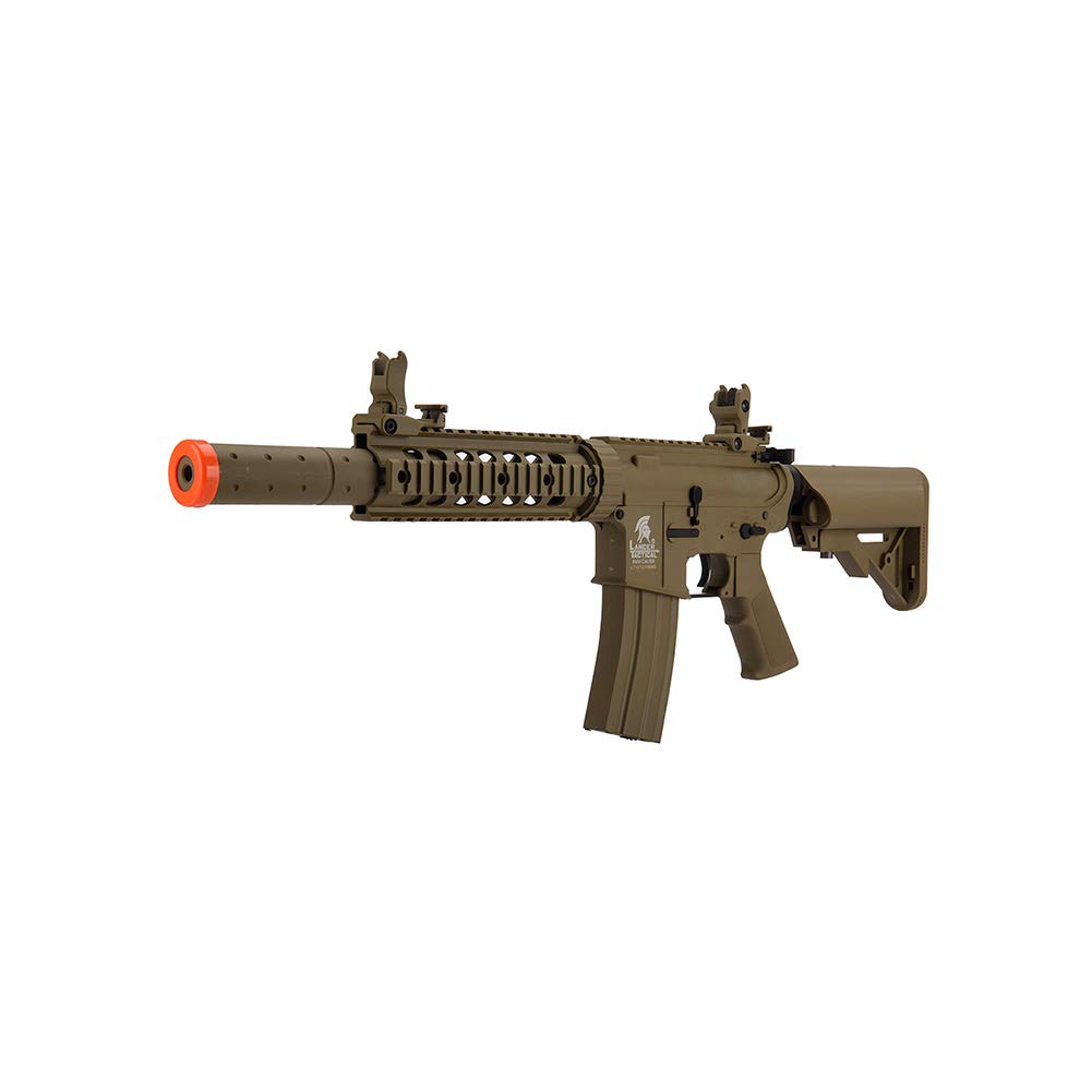 Lancer Tactical Gen 2 M4 SD AEG Airsoft Rifle - High/Low FPS Nylon Polymer Body with Battery & Charger | Perfect for Outdoor Skirmishes & Tactical Training