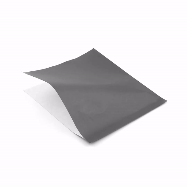 Premium Gray Greaseproof Paper Bags - Large Double Open Design (10