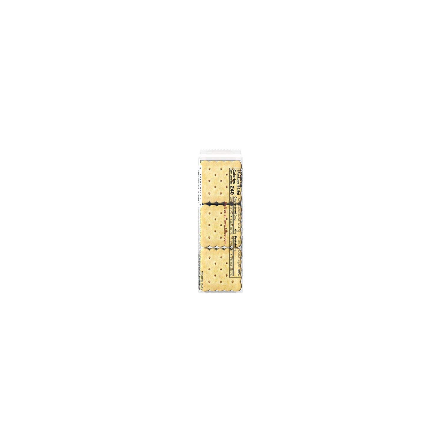 Lance Nekot Peanut Butter Cookies - 1.75oz (40 Pack) | Delicious Snacks for Office, School & Travel | Crunchy Peanut Butter Sandwich Cookies for Kids & Adults