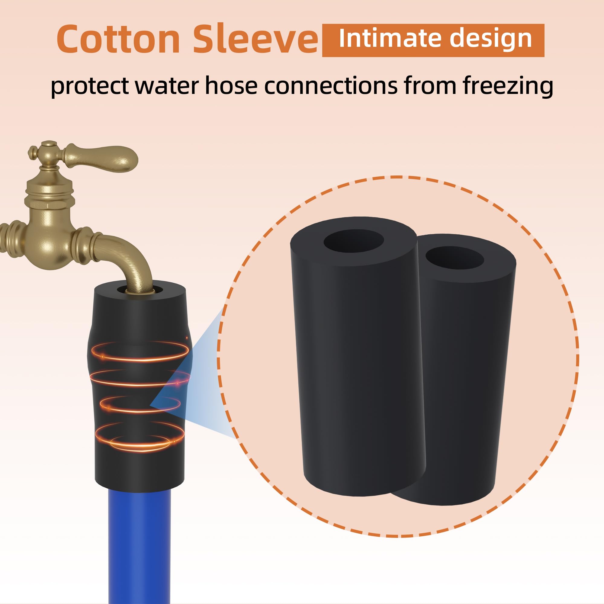 TORVA 30FT Heated Water Hose for RV - Lead & BPA Free Heated Drinking Water Hose with Insulating Sponge - Electrically Heated Garden Hose for Camper, Winter Camping & Outdoor Water Supply - RV Accessories
