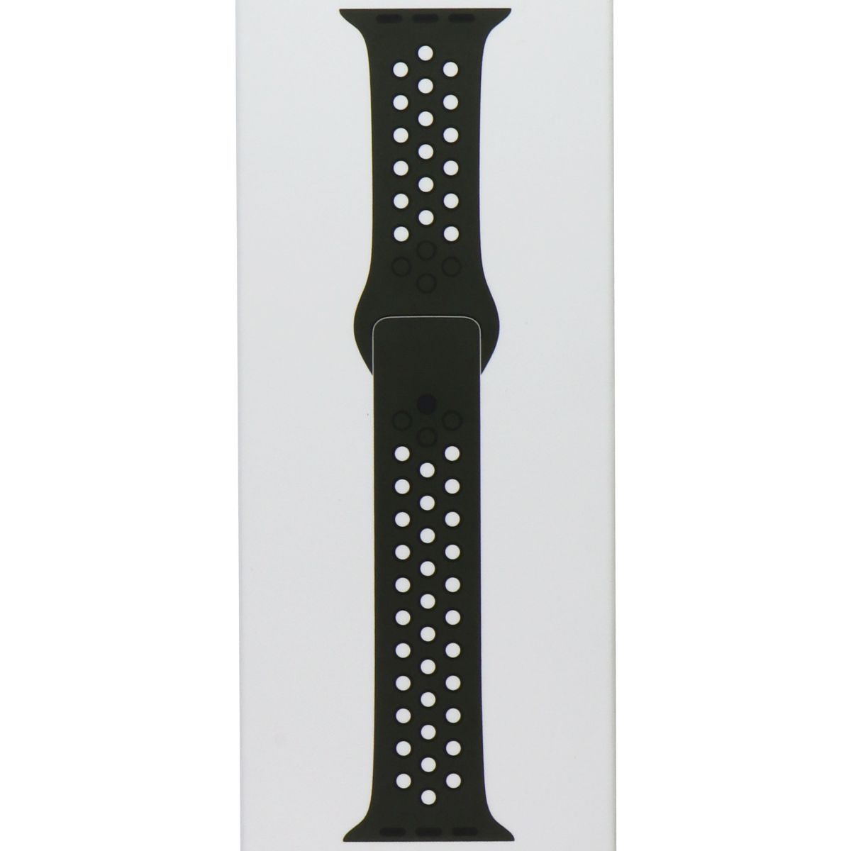 Apple Watch 38mm Nike+ Sport Band - Compatible with 41mm/40mm/38mm Models - Cargo Khaki/Black - Lightweight & Breathable for Running, Workouts & Active Lifestyle
