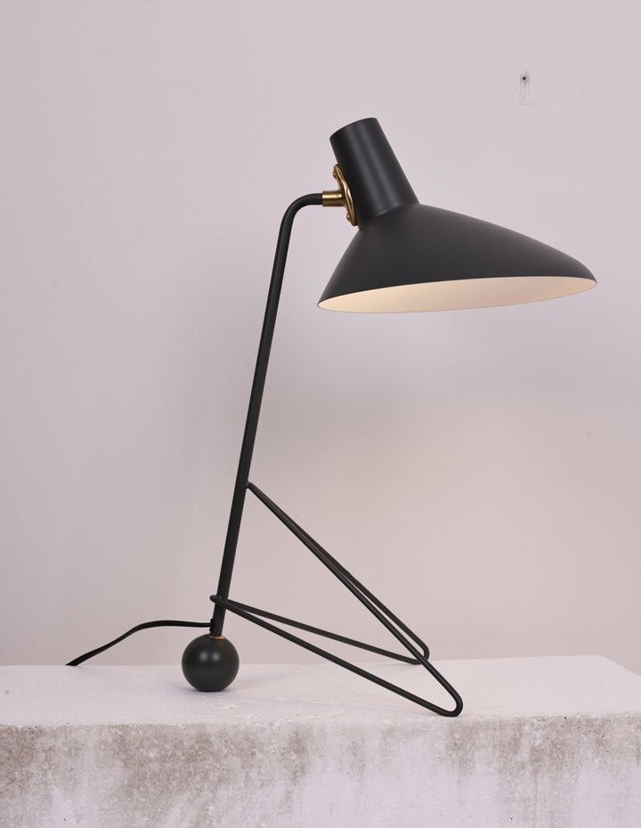 Vintage Duckbill Metal Table Lamp - Adjustable Desk Light for Study, Office & Bedroom - Warm White LED Reading Lamp with USB Port