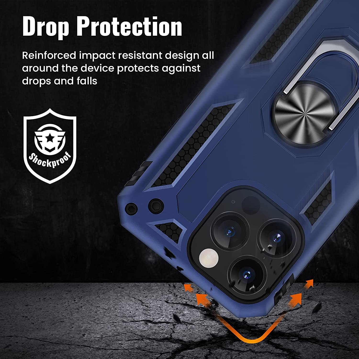 iPhone 13 Pro Max Belt Clip Holster Case - Durable Protective Cover with Secure Clip for iPhone 13 Pro Max (6.7 inch) - Perfect for Outdoor Activities, Work, and Hands-Free Convenience