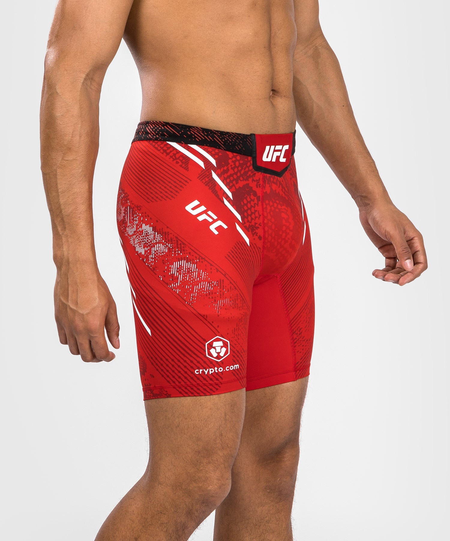 Venum UFC Adrenaline Personalized Authentic Fight Night Men's Vale Tudo MMA Shorts - Red | Training & Competition | MMA, BJJ, Muay Thai, Boxing