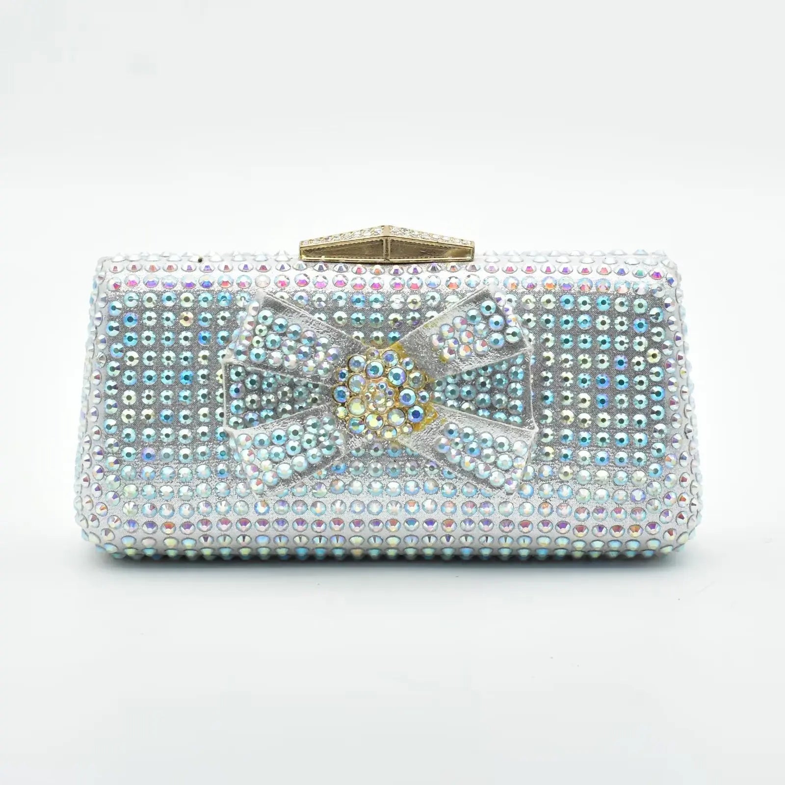 Luxury Designer Evening Clutch Bag - Shiny Crystal Party Purse for Women, Elegant Shoulder Handbag for Banquet, Wedding & Special Occasions