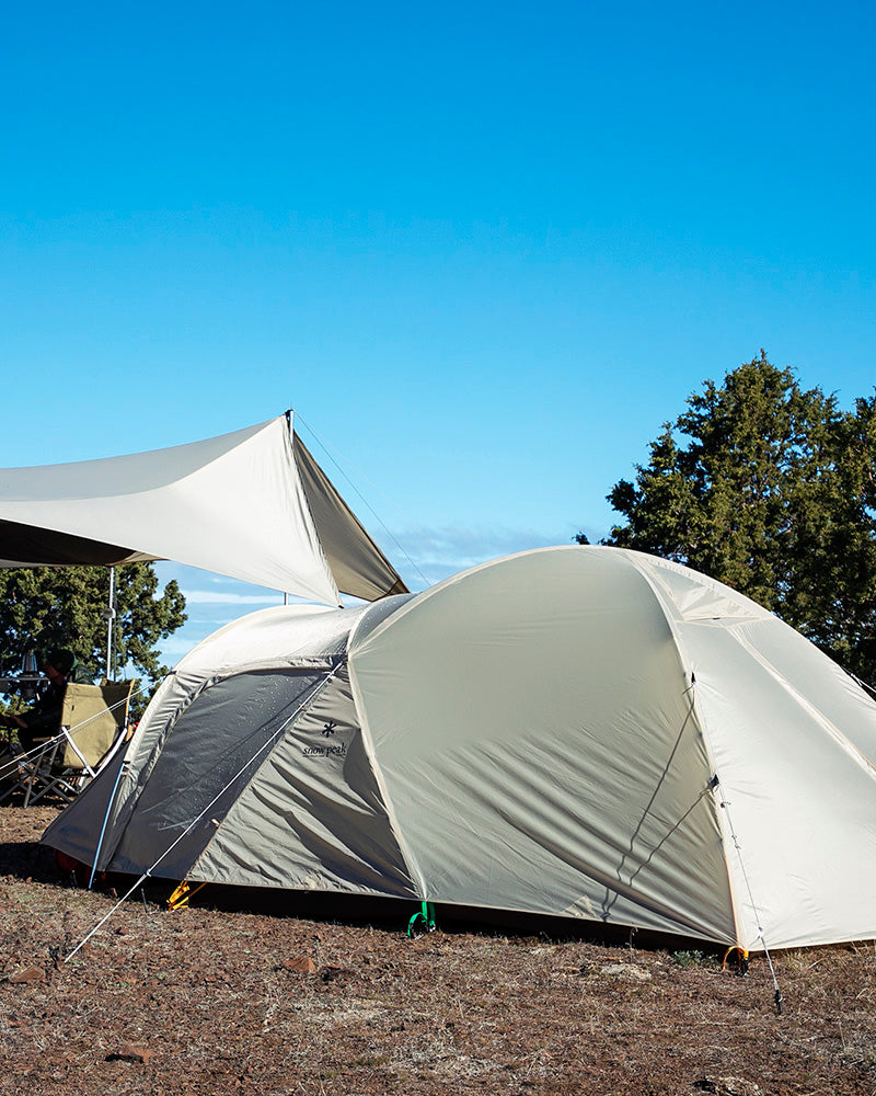 Amenity Dome Medium Ivory Tent Set - Lightweight Camping Tent for Outdoor Adventures, Hiking & Backpacking