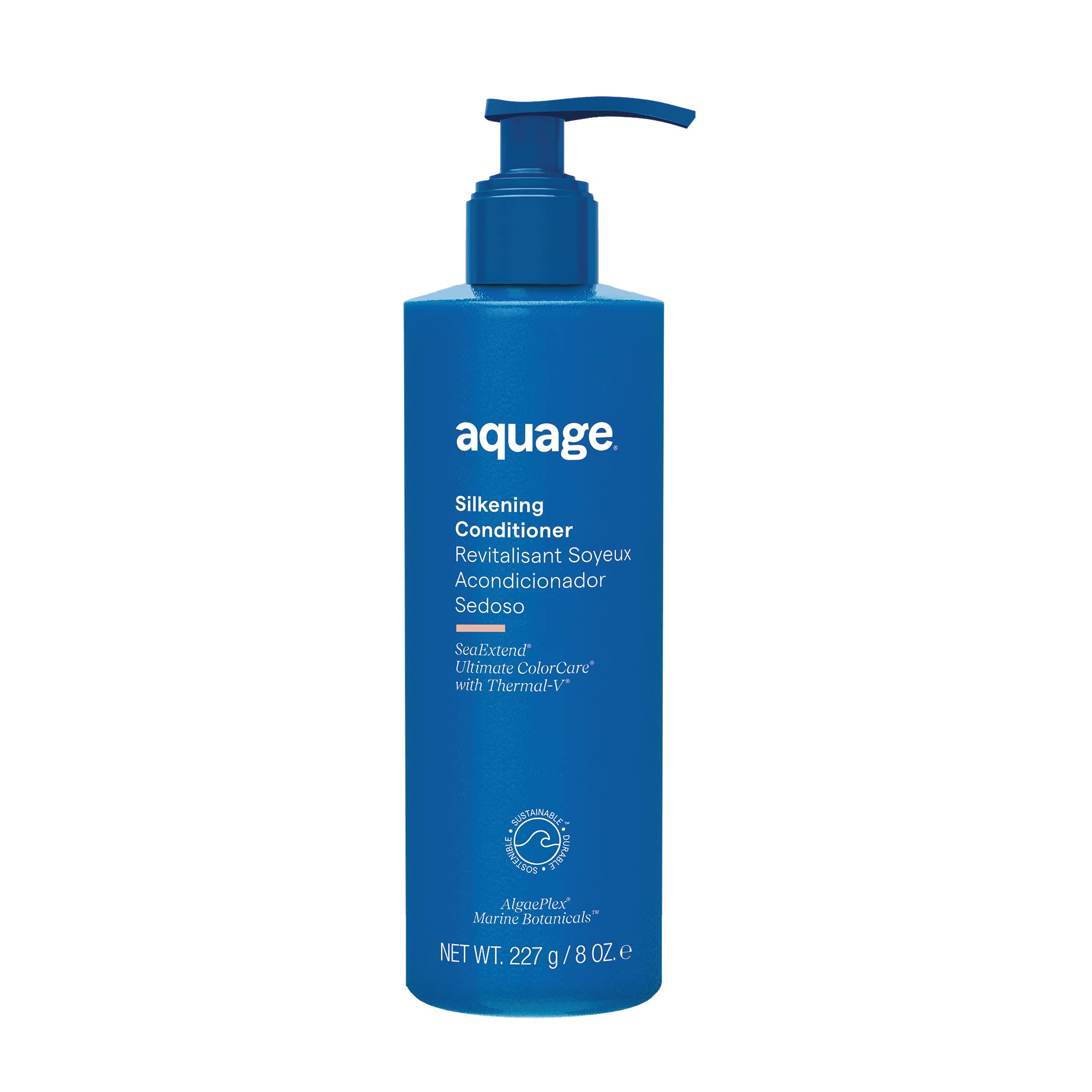 Aquage Sea Extend Silkening Conditioner for Smooth, Shiny Hair - Hydrating & Detangling Hair Treatment for Daily Use at Home or Salon